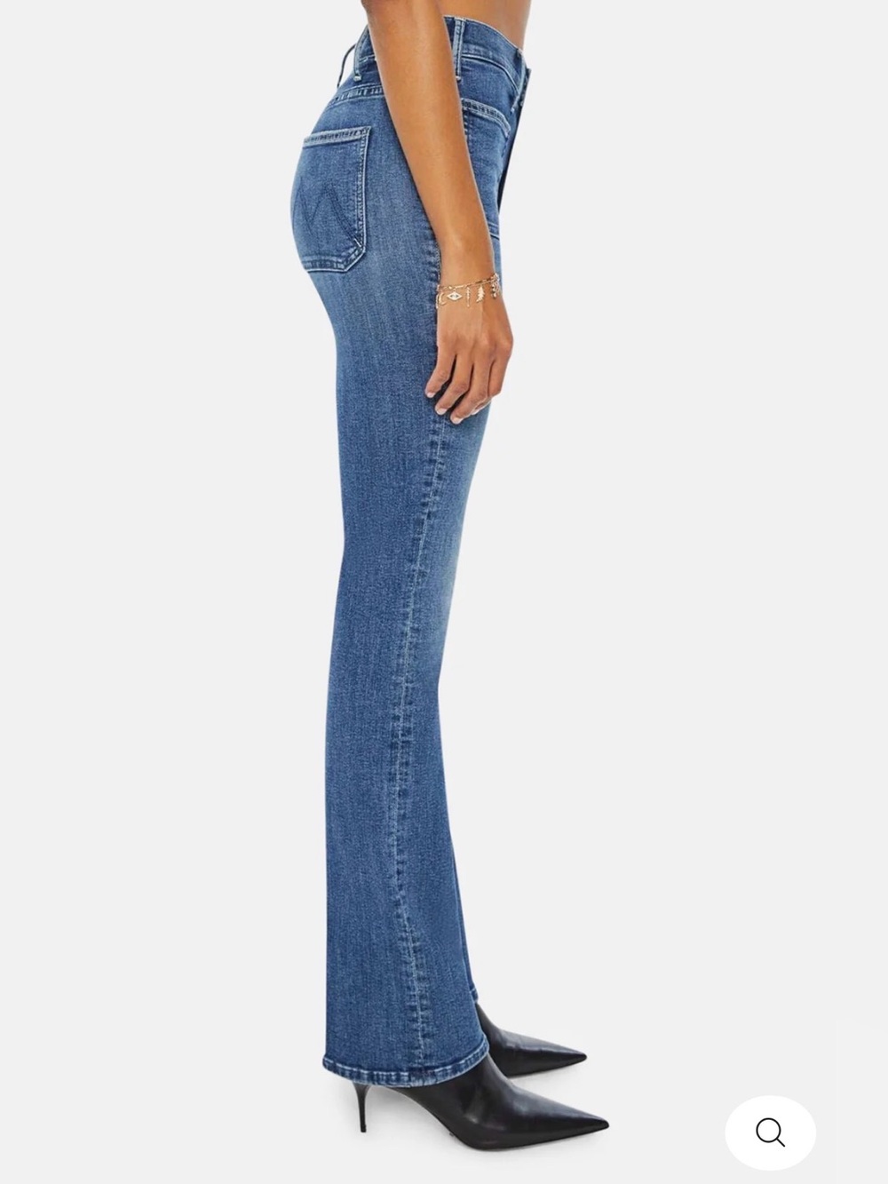MOTHER Insider Sneak bootcut jeans “Caving In” sz 26 high rise